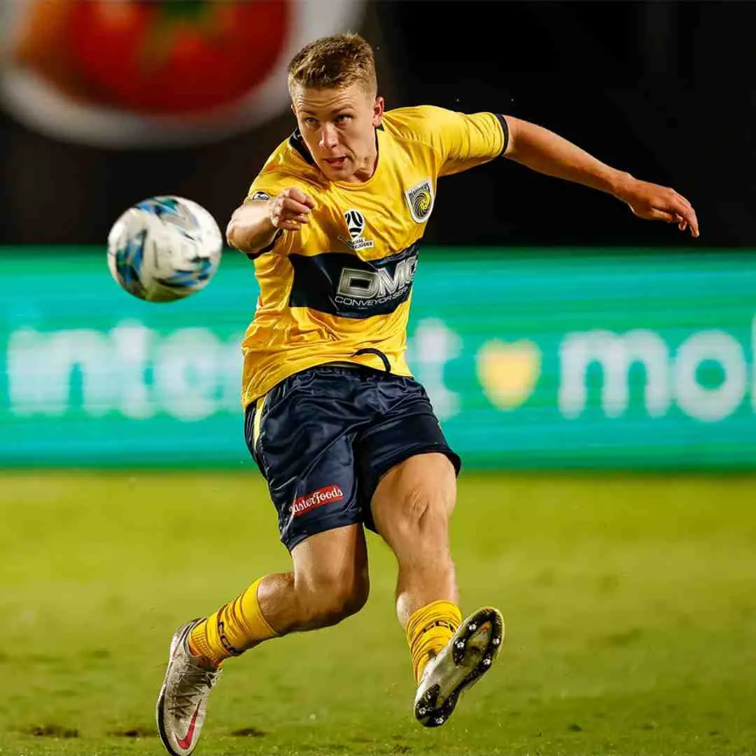James Bayliss playing professional football