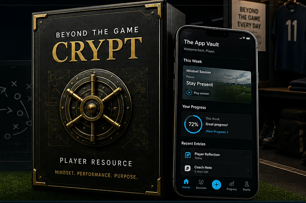Beyond the Game Crypt vault and Livingfootball app preview